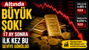 Altında büyük şok.. 17 ay sonra ilk kez bu seviye görüldü!