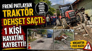 Freni patladığı iddia edilen traktör dehşet saçtı: 1 kişi hayatını kaybetti