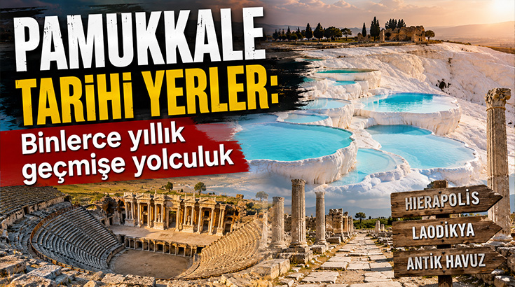 Pamukkale tarihi yerler: Binlerce yıllık geçmişe yolculuk
