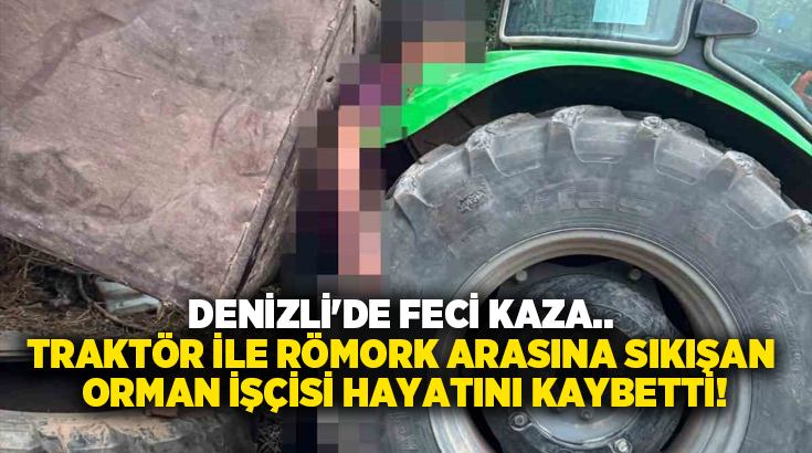 Traktör ile Römork Arasında Sıkışan Orman İşçisi Hayatını Kaybetti!