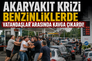 Akaryakıt krizi Benzinliklerde vatandaşlar arasında kavga çıkardı!