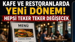 Kafe ve restoranlarda yeni dönem: Hepsi teker teker değişecek!