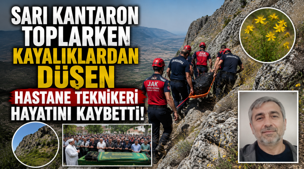 Sarı Kantaron Toplamak İçin Çıktığı Dağdan Dönemedi: Hastane Teknikeri hayatını kaybetti!