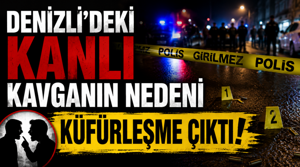 Denizli’deki Kanlı Kavganın Nedeni Küfürleşme Çıktı!