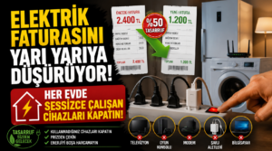 Elektrik faturasını yarı yarıya düşürüyor.. Her evde sessizce çalışan cihazları kapatın!