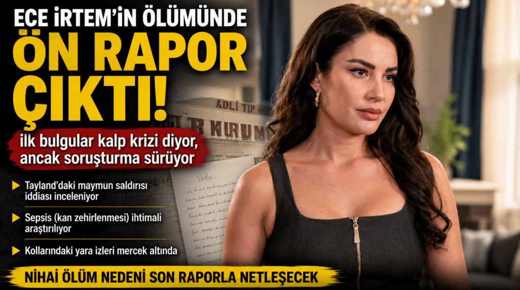 Ece İrtem’in Ölümüne İlişkin Ön Otopsi Raporu Tamamlandı