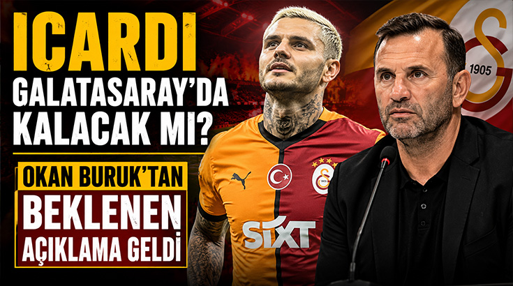 Icardi Galatasaray’da kalacak mı? Okan Buruk’tan beklenen açıklama geldi!