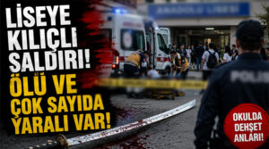 Liseye kılıçlı saldırı! Ölü ve çok sayıda yaralı var!