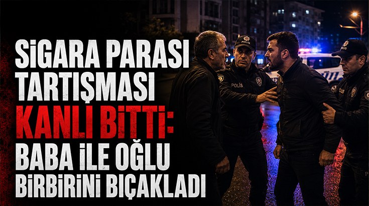 Sigara Parası Tartışması Kanlı Bitti: Baba ile Oğlu Birbirini Bıçakladı