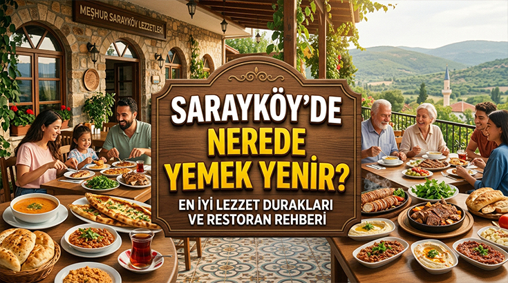 Sarayköy’de Nerede Yemek Yenir? En İyi Lezzet Durakları ve Restoran Rehberi